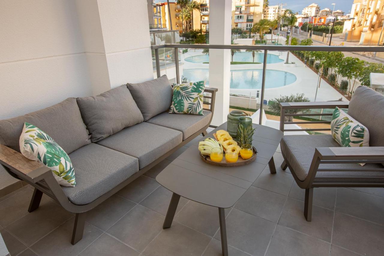 Sunny Apartment In Denia With Outdoor Swimming Pool And Garage Parking Place Included, 300M From The Sandy Beach Eksteriør bilde